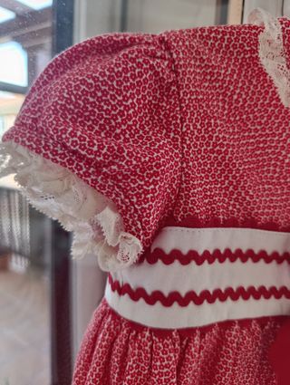 Vestido rojo infantil 18-24 meses