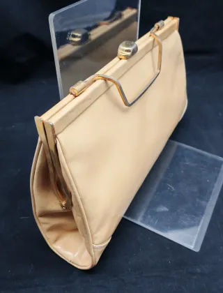 Pochette vintage anni 80 beige
