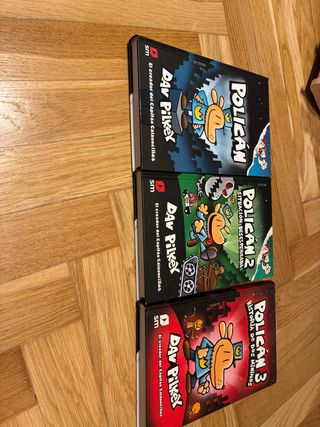 Pack 3 Libros Policán de Dav Pilkey