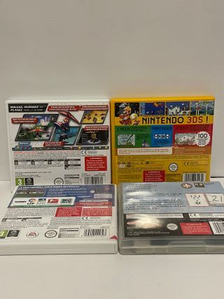 Lote 4 Juegos Nintendo 3DS Completos PAL EUR