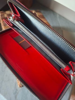 Portafoglio Nazareno Gabrielli donna rosso