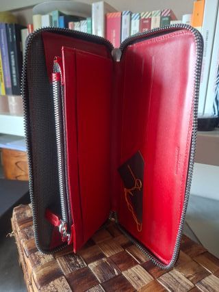 Portafoglio Nazareno Gabrielli donna rosso