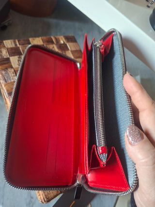 Portafoglio Nazareno Gabrielli donna rosso