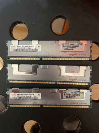 3 Memorias Ram Servidor 4gb DDR3