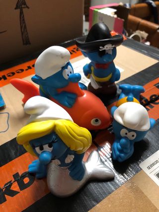 Lote Figuras Pitufos.