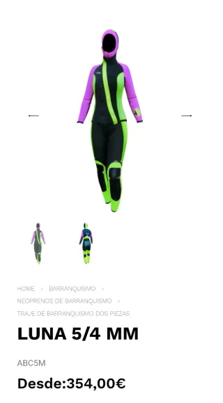 Neopreno Seland Luna Mujer