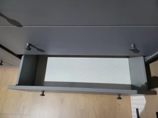 Armario vestidor gris