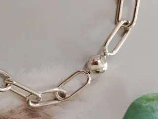 Pulsera eslabones y rayas