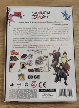 Juego de mesa Samurai Sword