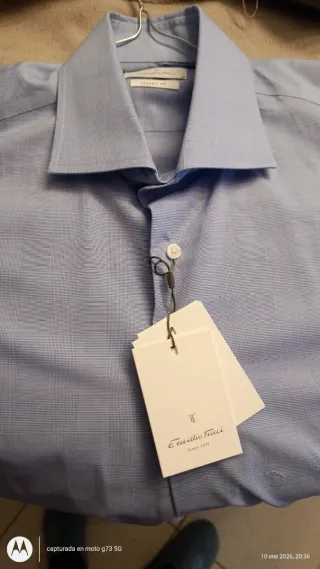 Camisa Emilio Tucci Azul