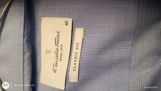 Camisa Emilio Tucci Azul