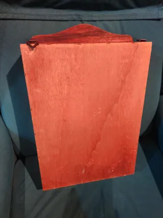 Mini vetrina in legno e vetro