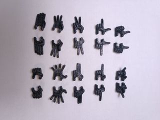 2 Figuras Dummy 13 Montadas + Manos,Armas,Cabezas