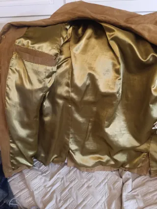 Chaqueta Zara Caballero Marrón Talla L