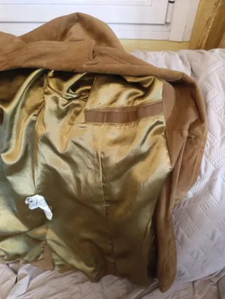 Chaqueta Zara Caballero Marrón Talla L