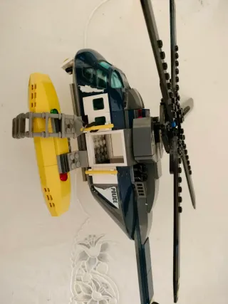 Figura Lego Policía Helicóptero