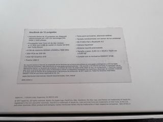 Apple MacBook 12” Oro Rosa 256 GB SSD y 8 GB 1 KG