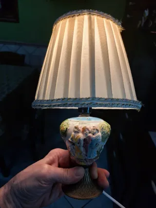 Due lampade Capodimonte