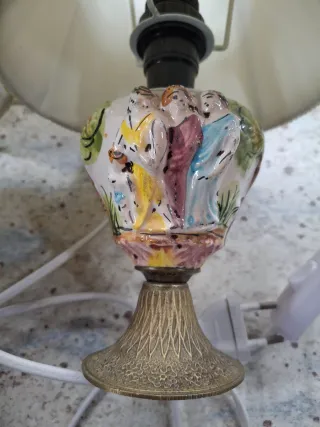 Due lampade Capodimonte