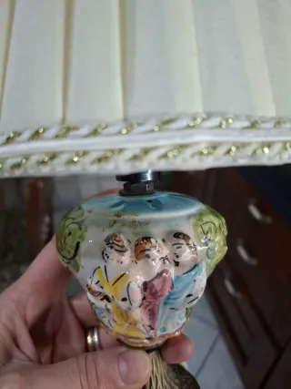 Due lampade Capodimonte