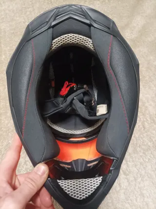 Casco Acerbis Naranja Perfecto Estado