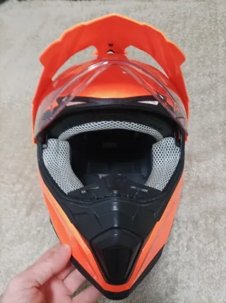 Casco Acerbis Naranja Perfecto Estado