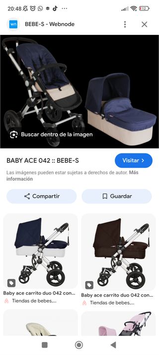 Cochecito Bebé Baby ACE 042