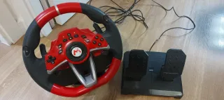 Volante Mario Kart Nintendo con pedales