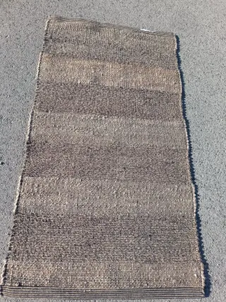 Tappeto a strisce in juta Ikea Beige Nero