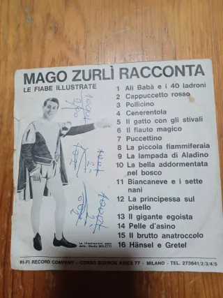 Vinile Mago Zurli Racconta Pollicino