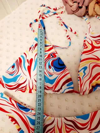 Bikini fluido abstracto multicolor