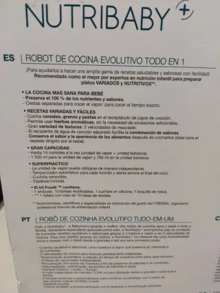 Robot da Cucina Babymoov Nutribaby Evolutivo