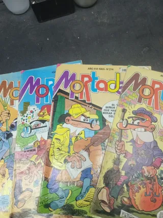 Lote 8 tebeos Mortadelo y Filemón 1985