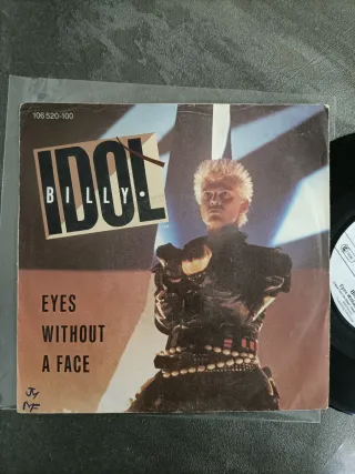 Billy Idol: lote de 2 discos vinilo single 45 rpm