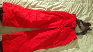 Traje de Nieve Columbia Rojo y Beige