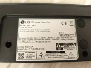 Barra de Sonido y Subwoofer LG