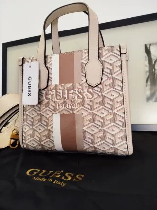 Bolso Guess Beige y Marrón