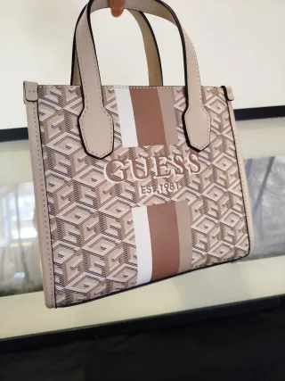 Bolso Guess Beige y Marrón