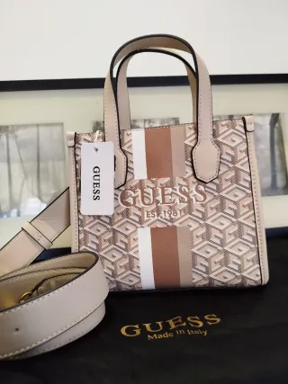 Bolso Guess Beige y Marrón