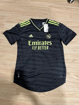 Camiseta Real Madrid Mujer Adidas Negra