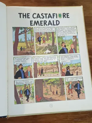 The Castafiore Emerald Tintin 1968 inglés
