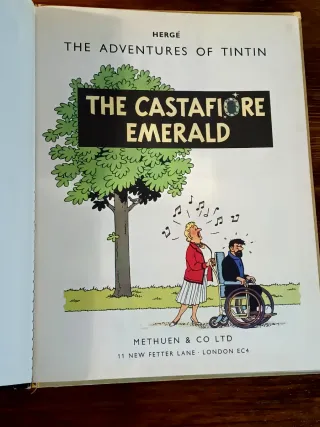 The Castafiore Emerald Tintin 1968 inglés