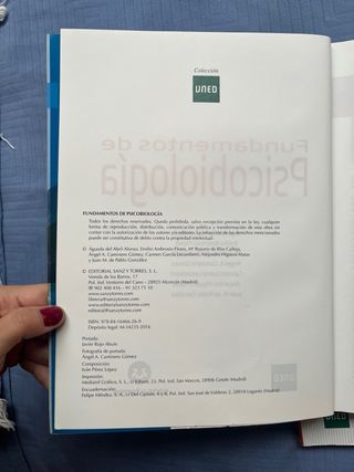 Libros psicología uned