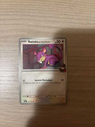 Rattata del Team Rocket - Carta Pokémon