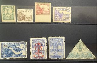 Sellos Bando Nacional Guerra Civil Española **