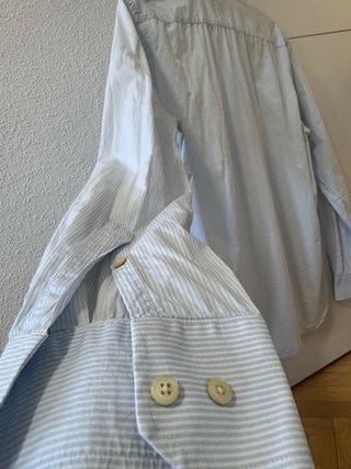 2 Camisas Scalpers Rayas Azul Talla 40