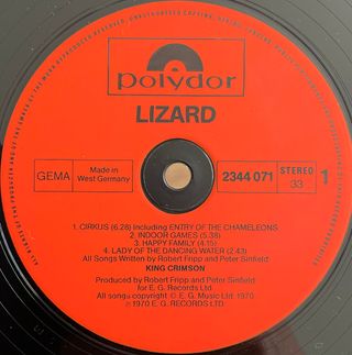 King Crimson - Lizard (Vinilo)