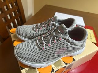 Zapatillas Skechers Mujer Grises Talla 38