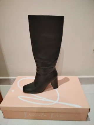 Botas altas mujer negras