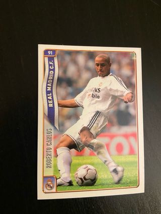 Carta Real Madrid C.F. Roberto Carlos, 2005.